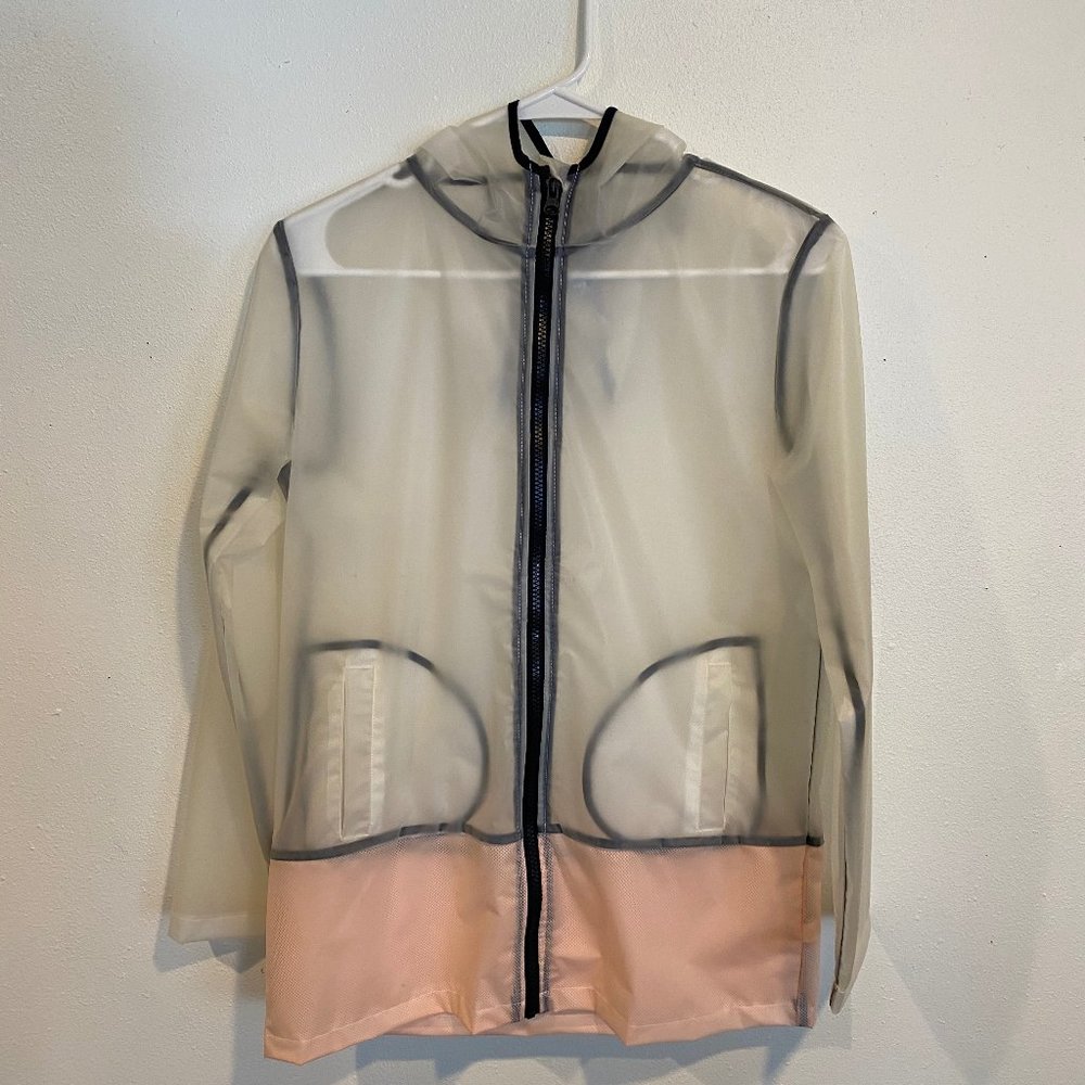 Ideology transparent raincoat with hoodie